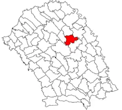 Location of Săveni