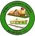 نشان رسمی Greenback, Tennessee