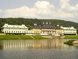 Pillnitz Castle and river رود البه