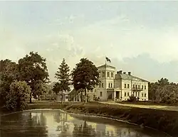 the manor house of Schönbruch about 1869 (burnt down in 1945)