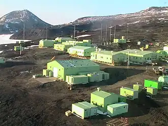 عکس هوایی از پایگاه اسکات