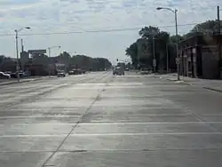 View along K-96 in downtown Scott City