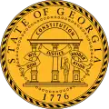Picture of the official Seal of the U.S. state of Georgia