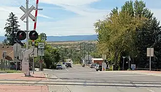 Looking south on Manhart Street in Sedalia