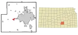 Location of Goddard, Kansas