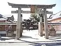 <!توری‌ئی of the Seimei معبد شینتویی in کیوتو.>