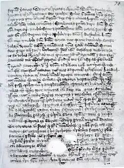 نسخه‌ای از یک نامه مربوط به سده ۱۴ میلادی به تاریخ ۷ فوریه ۱۲۴۸, از سمبات سپاراپت به Henry I of Cyprus و John of Ibelin, stating that "If God hadn't brought the Tartars who then massacred the pagans, they [the Sarasins] would have been able to invade the whole land as far as the sea." The letter was also shown to Louis IX.