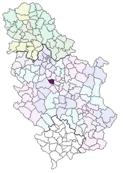 موقعیت ستراگاری در نقشه