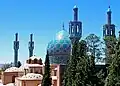 View of the dome and the minarets