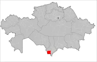 موقعیت شاردارا در نقشه