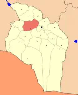 موقعیت شارغا در نقشه