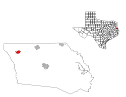 موقعیت Timpson, Texas