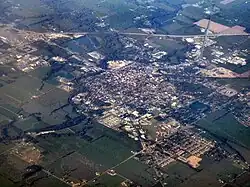 Shelbyville from the air.