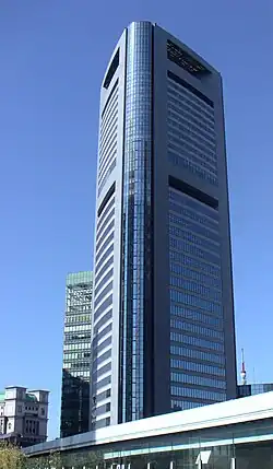 شیئودومه مدیا تاور با ارتفاع ۲۱۵ متر، بلندترین ساختمان در شیئودومه