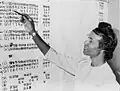 شرلی چیشولم (Shirley Chisholm)، نخستین زن سیاهپوست در مجلس نمایندگان آمریکا (۱۹۶۹). او ۱۳ سال در این مقام خدمت کرد.