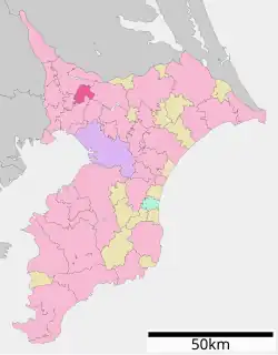 Location of Shiroi in استان چیبا