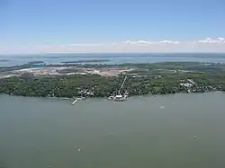 Lakeside's shoreline