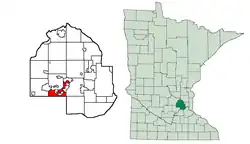 Location of Shorewoodwithin شهرستان هنپین، مینه‌سوتا, Minnesota