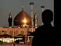 نمای حرم از در