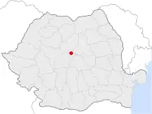 Location of Sighiṣoara
