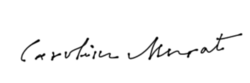امضاء کارولین بناپارت