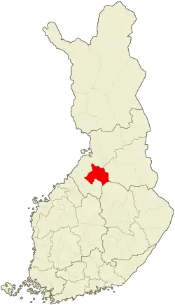 موقعیت ناحیه سیکالاتوا
Siikalatva sub-region