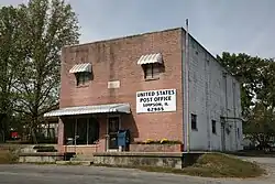Simpson, Illinois post office on main St.