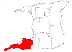 موقعیت استان سیپاریا