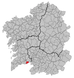 Situation of Arbo within گالیسیا
