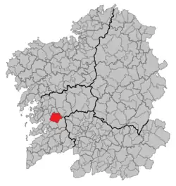 Situation of Cotobade within گالیسیا