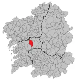 position of Silleda within گالیسیا