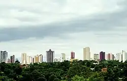 The skyline of Foz do Iguaçu