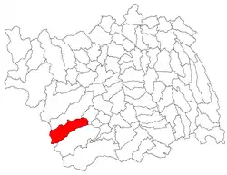 Location of Slănic-Moldova in شهرستان باکائو
