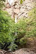 آبشار رودخانه کوچک خرو