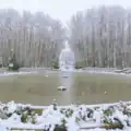 پارک سرارود در یک روز برفی