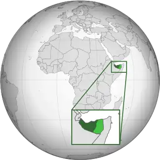 موقعیت سومالی‌لند