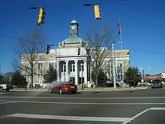 Somerville City Hall, seat of Fayette County