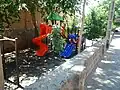 رودخانهٔ چهار منار و وسایل بازی کودکان