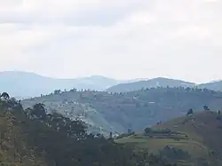 چشم انداز نزدیکی مرز بوروندی