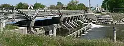 The dam on the Cedar River at Spalding is listed in the ثبت ملی اماکن تاریخی.