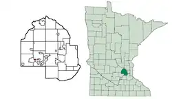 Location of Spring Parkwithin Hennepin County, Minnesota