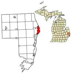 Location of Port Huron, Michigan