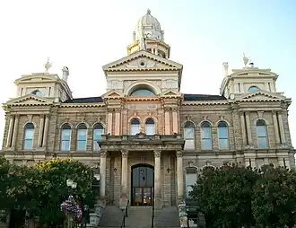 The Belmont County Courthouse in 2009