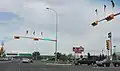 نصب نور معمولی در کالگری، آلبرتا، کانادا.