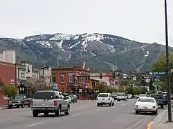 مرکز شهر Steamboat Springs، در می 2006