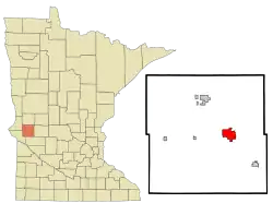 Location of Morriswithin شهرستان استیونز، مینه‌سوتا and state of مینه‌سوتا