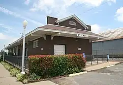 Former train depot in Stilwell