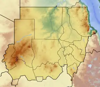 Jebel Barkal در سودان واقع شده