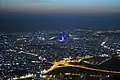 نمایی از شهر سلیمانیه در شب