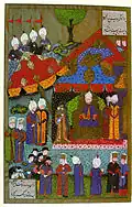 ملکه ایزابلا و یانوش در دربار سلیمان